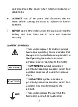 Предварительный просмотр 3 страницы Tenma TEN01061 Manual