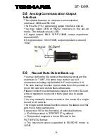 Preview for 9 page of Tenmars ST-109R User Manual