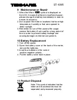 Preview for 17 page of Tenmars ST-109R User Manual