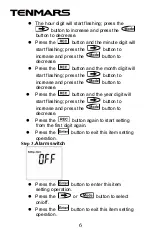 Preview for 10 page of Tenmars ST-502 User Manual