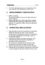 Preview for 9 page of Tenmars TM-102 User Manual