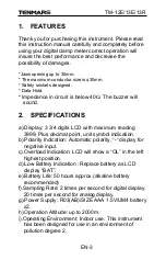 Preview for 4 page of Tenmars TM-12E Instruction Manual