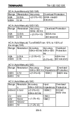 Preview for 6 page of Tenmars TM-12E Instruction Manual