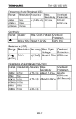 Preview for 8 page of Tenmars TM-12E Instruction Manual