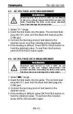 Preview for 13 page of Tenmars TM-12E Instruction Manual