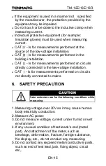 Preview for 16 page of Tenmars TM-12E Instruction Manual