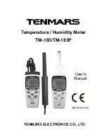 Tenmars TM-183 User Manual preview