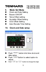 Preview for 11 page of Tenmars TM-186 User Manual