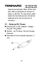 Preview for 26 page of Tenmars TM-186 User Manual