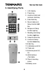 Preview for 6 page of Tenmars TM-192 Manual