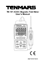 Tenmars TM-197 User Manual preview