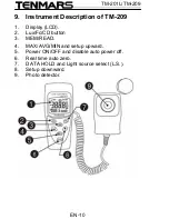 Preview for 13 page of Tenmars TM-201L User Manual