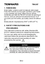 Предварительный просмотр 4 страницы Tenmars TM-207 User Manual