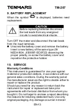 Предварительный просмотр 15 страницы Tenmars TM-207 User Manual