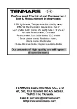 Предварительный просмотр 20 страницы Tenmars TM-207 User Manual