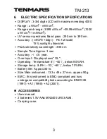 Preview for 5 page of Tenmars TM-213 User Manual