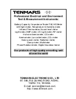 Preview for 12 page of Tenmars TM-213 User Manual