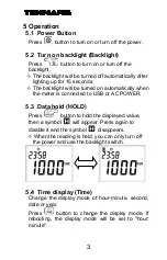 Preview for 6 page of Tenmars TM-215 User Manual