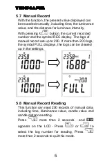 Preview for 8 page of Tenmars TM-215 User Manual