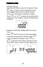 Preview for 18 page of Tenmars TM-215 User Manual