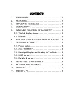 Preview for 2 page of Tenmars TM-223 User Manual