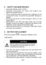 Preview for 8 page of Tenmars TM-223 User Manual