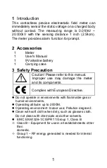 Предварительный просмотр 4 страницы Tenmars TM-291 User Manual