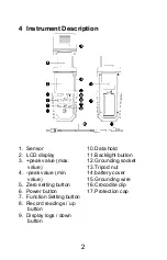 Предварительный просмотр 5 страницы Tenmars TM-291 User Manual