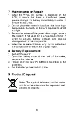 Предварительный просмотр 11 страницы Tenmars TM-291 User Manual