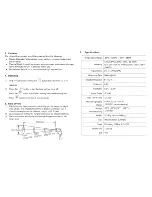 Preview for 2 page of Tenmars TM-301 User Manual