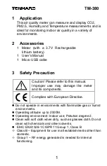 Preview for 4 page of Tenmars TM-380 User Manual