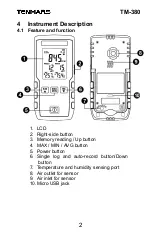 Preview for 5 page of Tenmars TM-380 User Manual