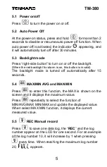 Preview for 8 page of Tenmars TM-380 User Manual