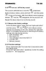 Preview for 10 page of Tenmars TM-380 User Manual