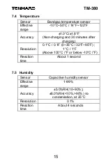 Preview for 18 page of Tenmars TM-380 User Manual