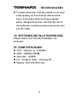 Предварительный просмотр 16 страницы Tenmars TM-4001 User Manual