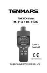 Preview for 1 page of Tenmars TM- 4100 User Manual