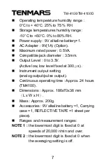 Preview for 9 page of Tenmars TM- 4100 User Manual