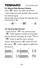 Preview for 18 page of Tenmars TM- 4100 User Manual