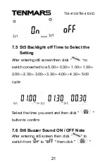 Preview for 23 page of Tenmars TM- 4100 User Manual