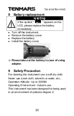 Preview for 25 page of Tenmars TM- 4100 User Manual