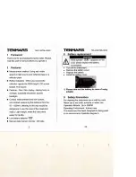 Preview for 4 page of Tenmars TM-4100 User Manual