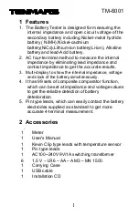 Preview for 3 page of Tenmars TM-6001 User Manual