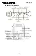 Preview for 6 page of Tenmars TM-6001 User Manual