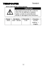 Preview for 13 page of Tenmars TM-6001 User Manual