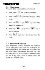 Preview for 17 page of Tenmars TM-6001 User Manual