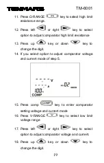 Preview for 21 page of Tenmars TM-6001 User Manual