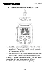 Preview for 23 page of Tenmars TM-6001 User Manual