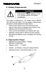 Preview for 27 page of Tenmars TM-6001 User Manual