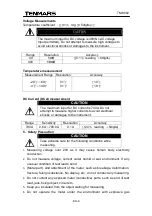 Preview for 8 page of Tenmars TM-6002 User Manual